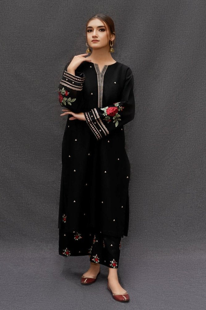 3PC Lawn Embroidered Shirt With Digital Printed Jauqard Dupatta - 5007 - Sapphire Studios