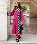 3PC LAWN PRINTED SHIRT WITH LAWN PRINTED DUAPTTA AND TROUSER - 4005 - Sapphire Studios