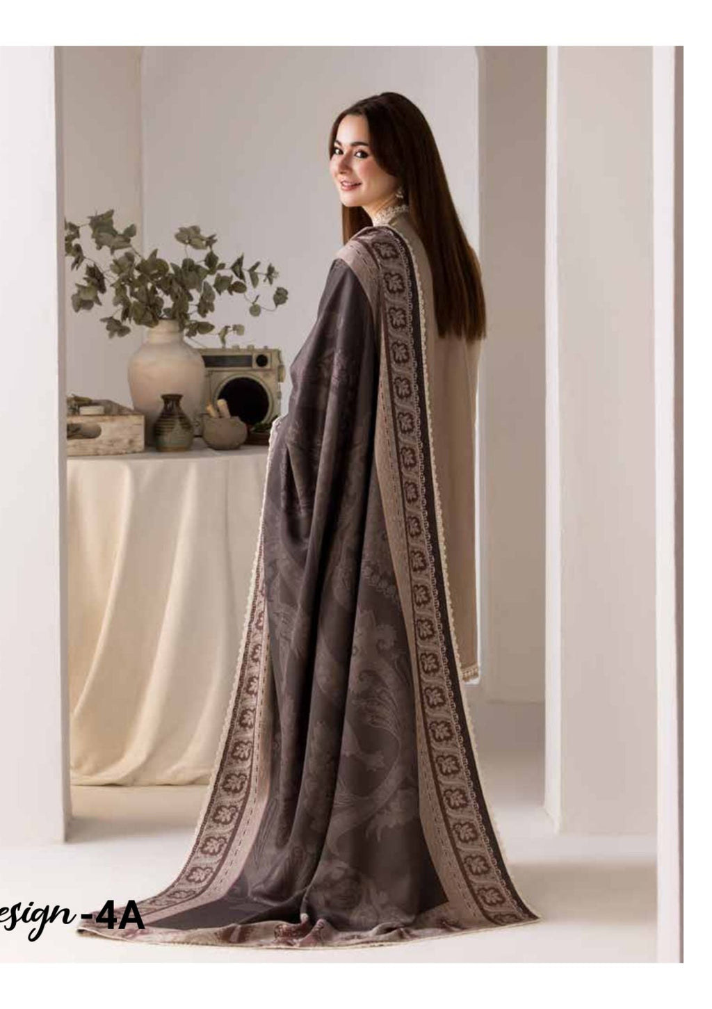 LAWN - 3PC EMBROIDERED SHIRT WITH DIGITAL PRINTED JACQUARD DUPATTA - 5178