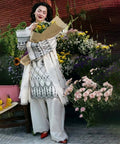 Lawn - 3PC Embroidered Shirt with Digital Printed Jacquard Dupatta - 1383 - Sapphire Studios